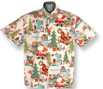 Santa's Workshop Christmas Hawaiian Shirt